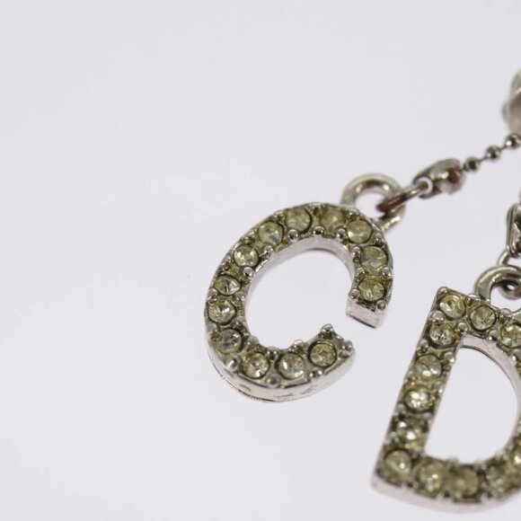 Christian Dior Necklace metal Silver tone Auth - Picture 5 of 16